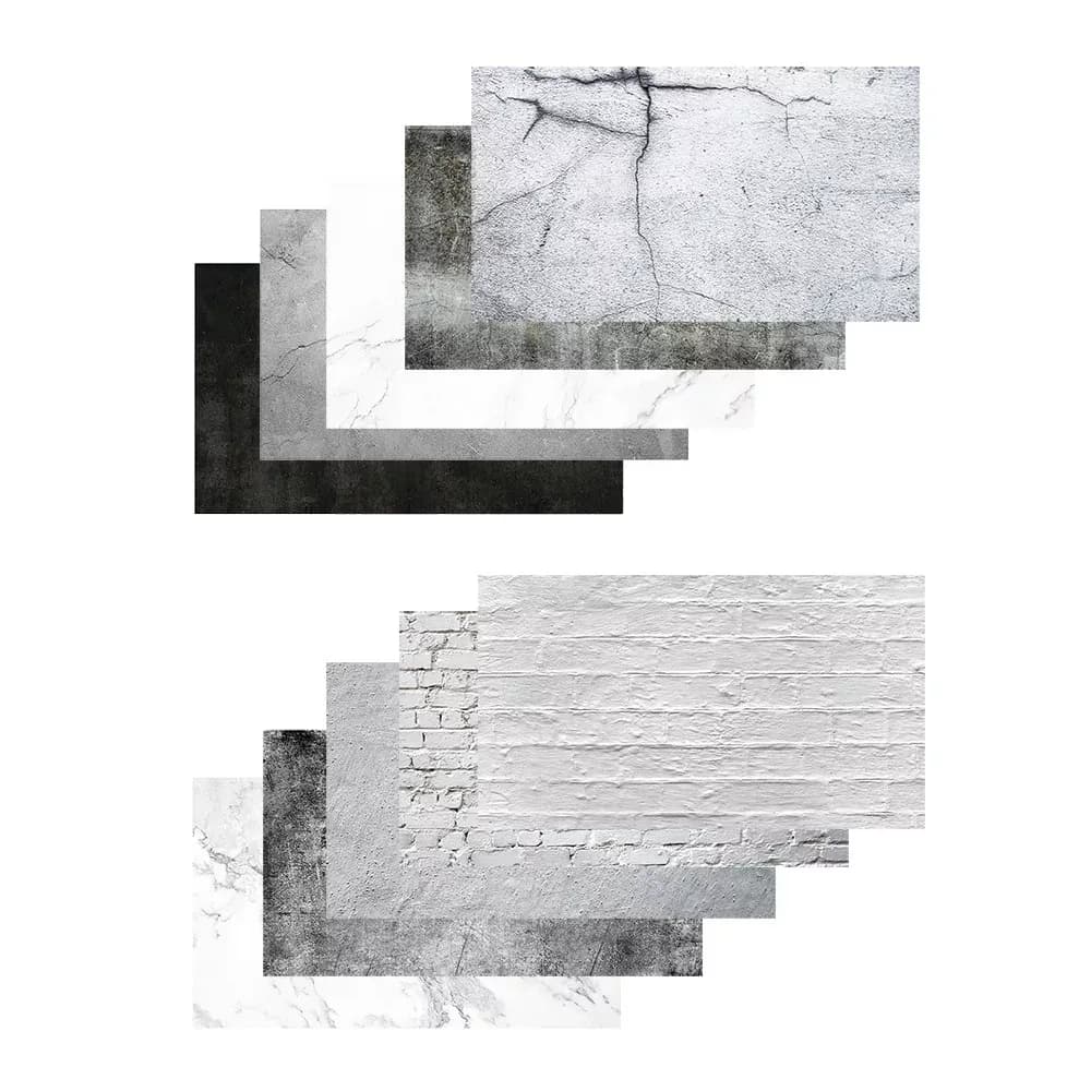 Caruba Effect-taustasetti Wall, 5 kaksipuolista taustaa (57 x 87 cm)