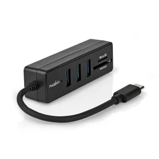 Nedis 5-porttinen USB 2.0 -hub