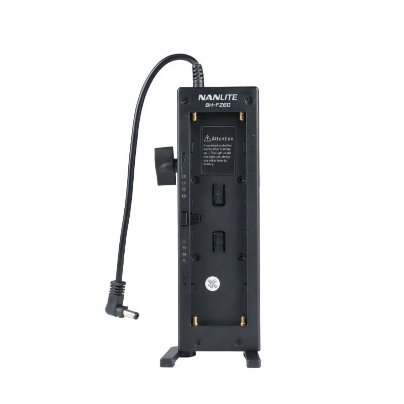 Nanlite Forza 60 LED -akkukahva (BH-FZ60)