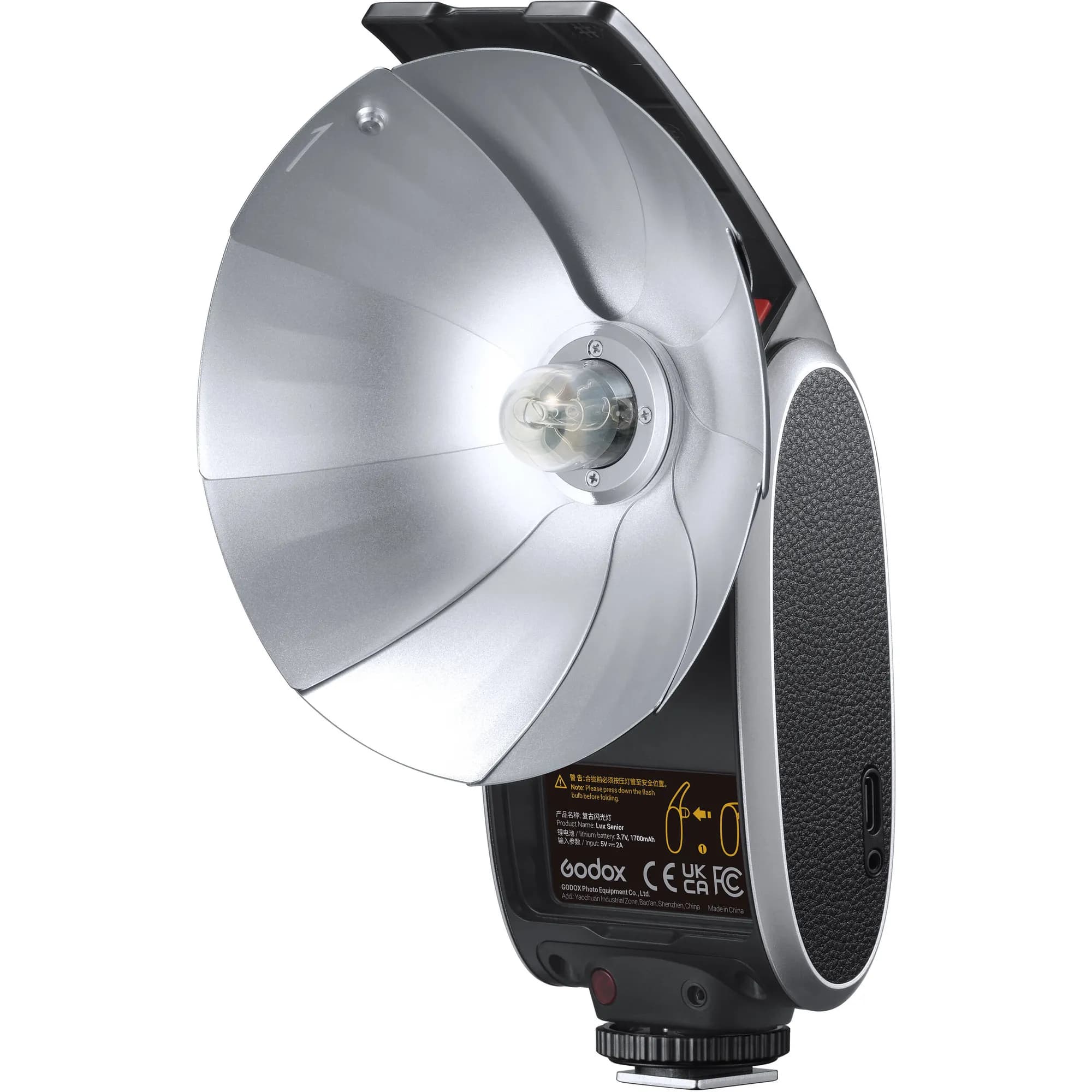 Godox Lux Senior Retro Camera Flash, harmaa