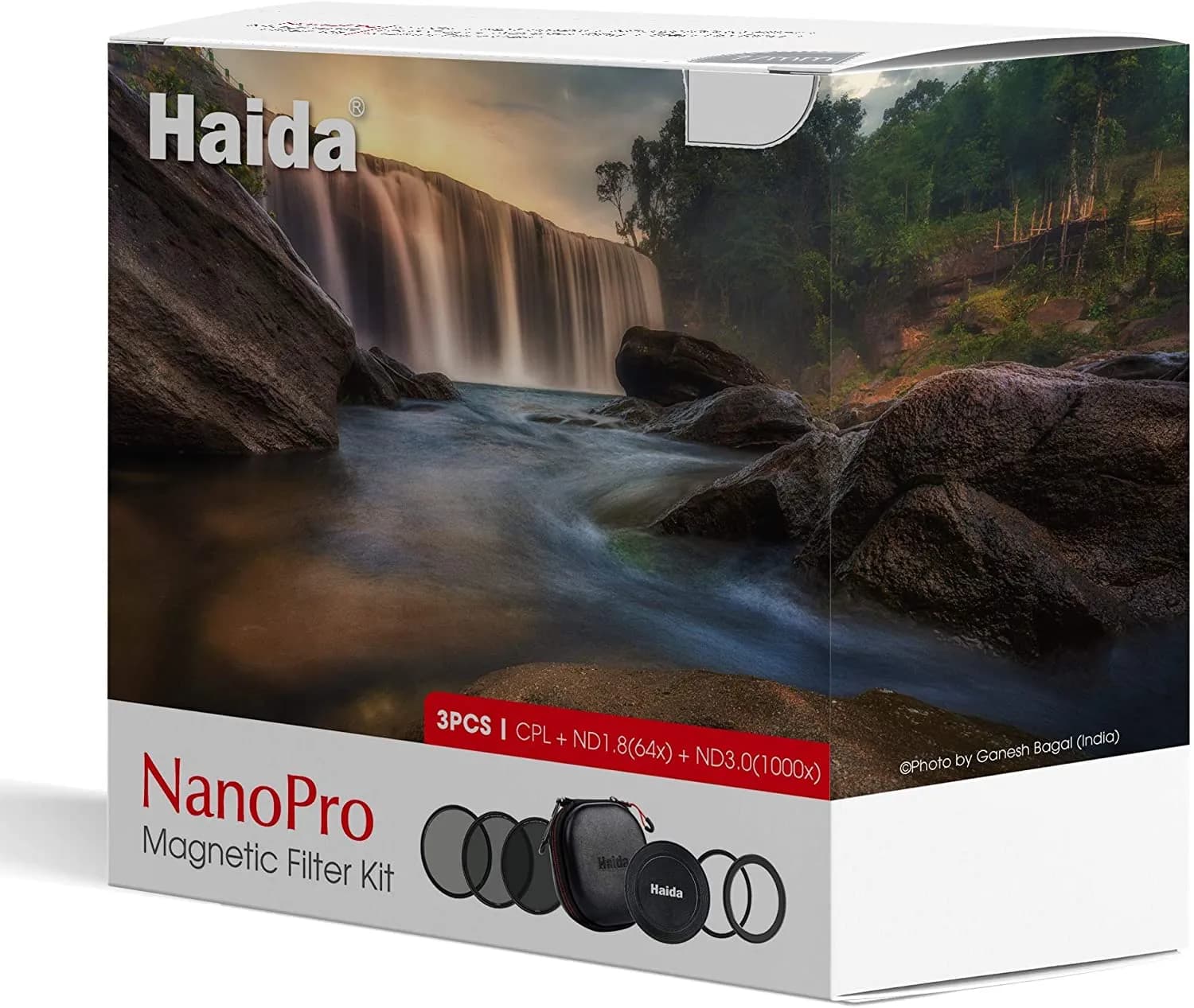 Haida NanoPro Magnetic CPL + ND Filter Kit with Step-Up Ring 82mm