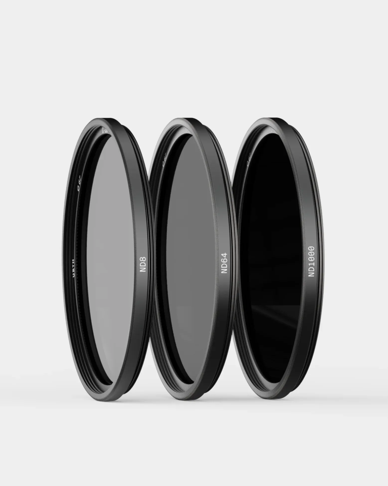 Urth Plus+ harmaasuodinsetti ND8, ND64, ND1000 – 46mm