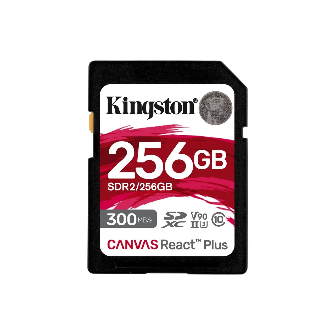 Kingston SDXC Canvas React Plus 256 GB UHS-II (U3/V90) -muistikortti