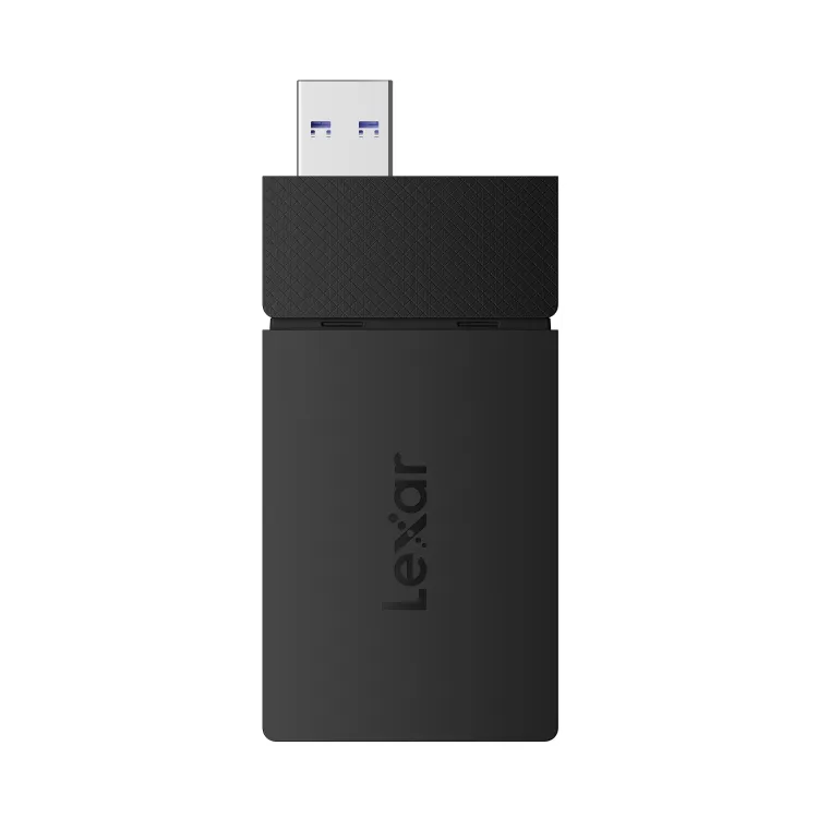 Lexar RW360 SD/microSD -kortinlukija (USB-A/USB-C, kaksi korttipaikkaa)