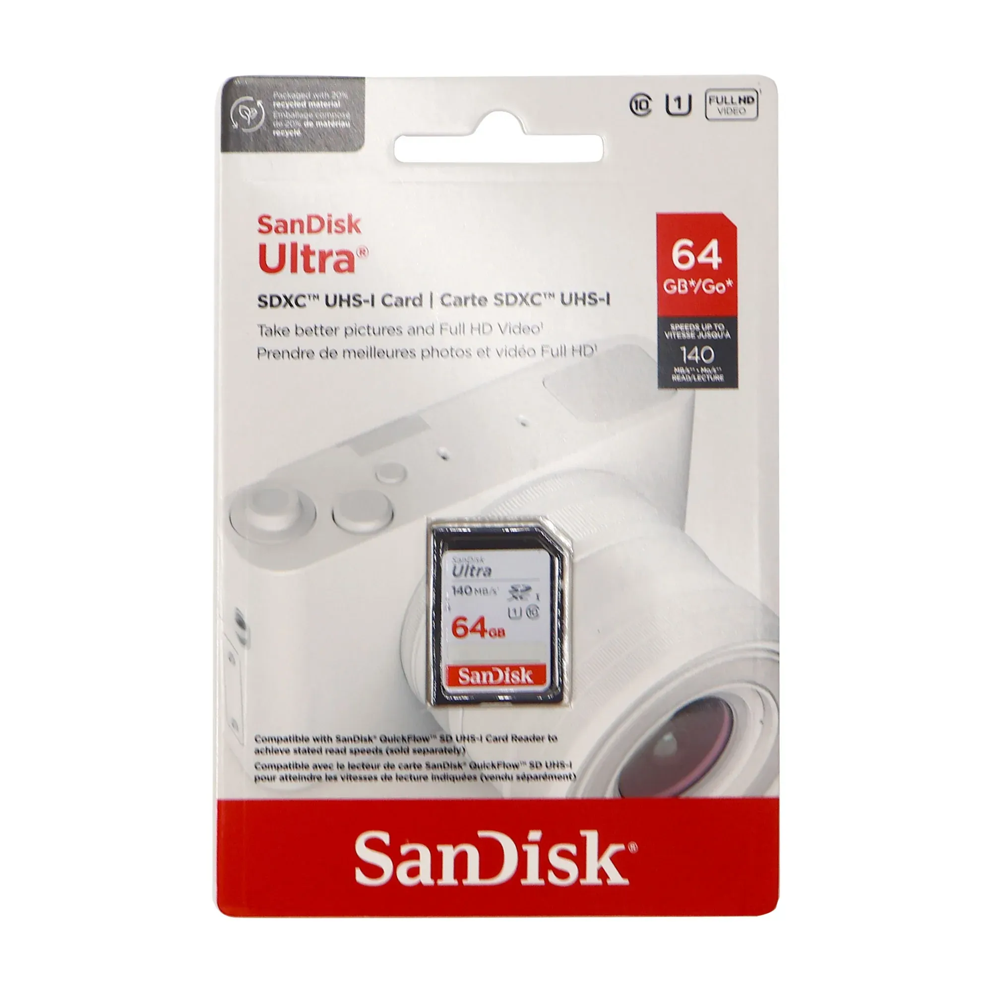SanDisk Ultra 64GB SDXC UHS-I -muistikortti