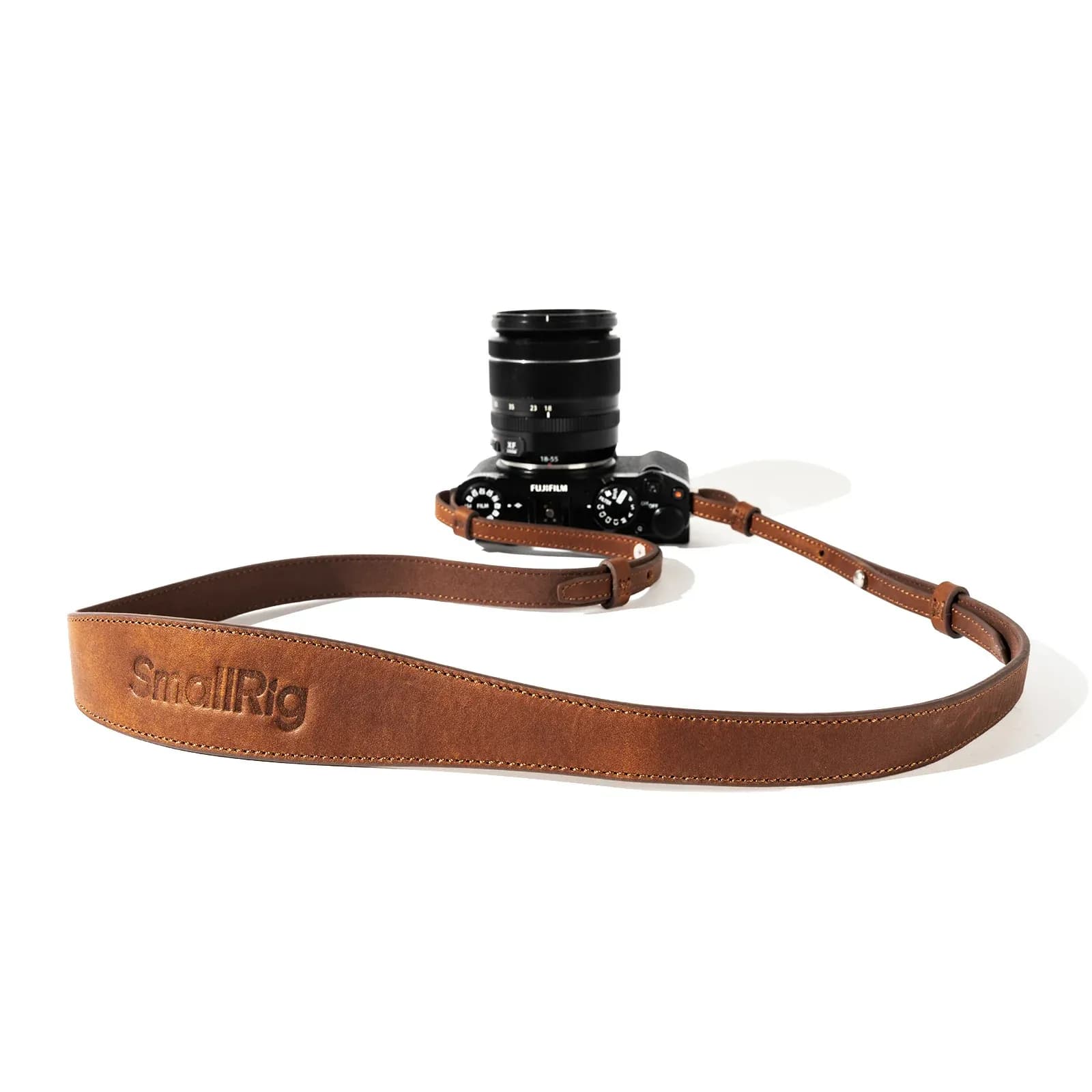 SmallRig Universal Leather Camera Shoulder Strap – 5209 Ruskea