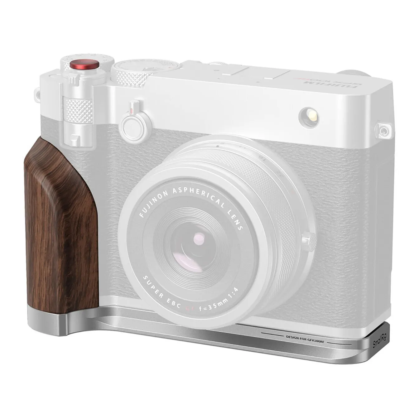 SmallRig L-Shape Mount Plate with Wooden Handle for FUJIFILM GFX100RF – 5265 hopea