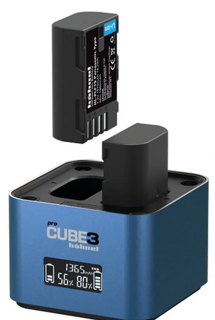 Hähnel Pro Cube 3 -akkujen latauslaite