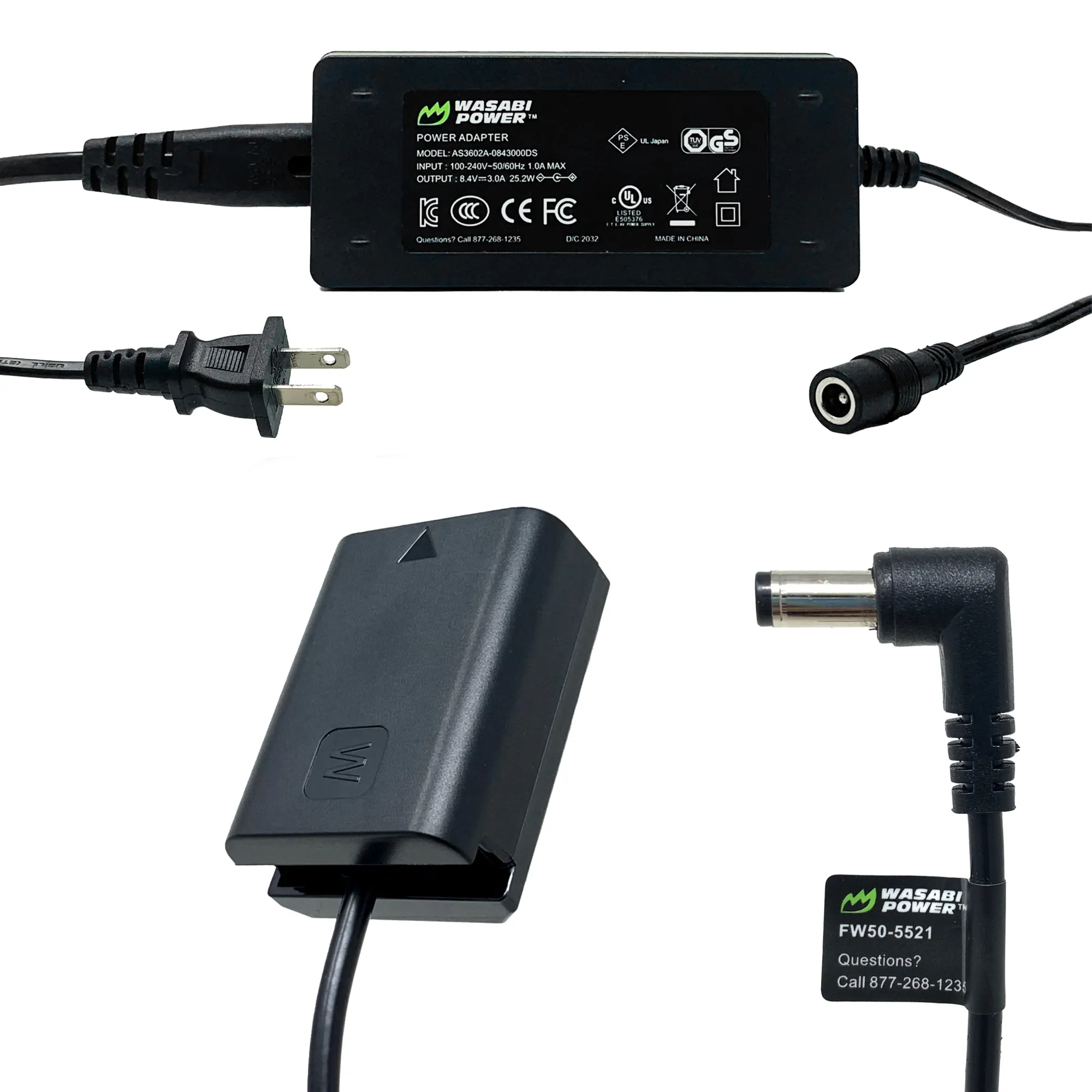 Tarvikeversio Sony FW50 -virtalähde