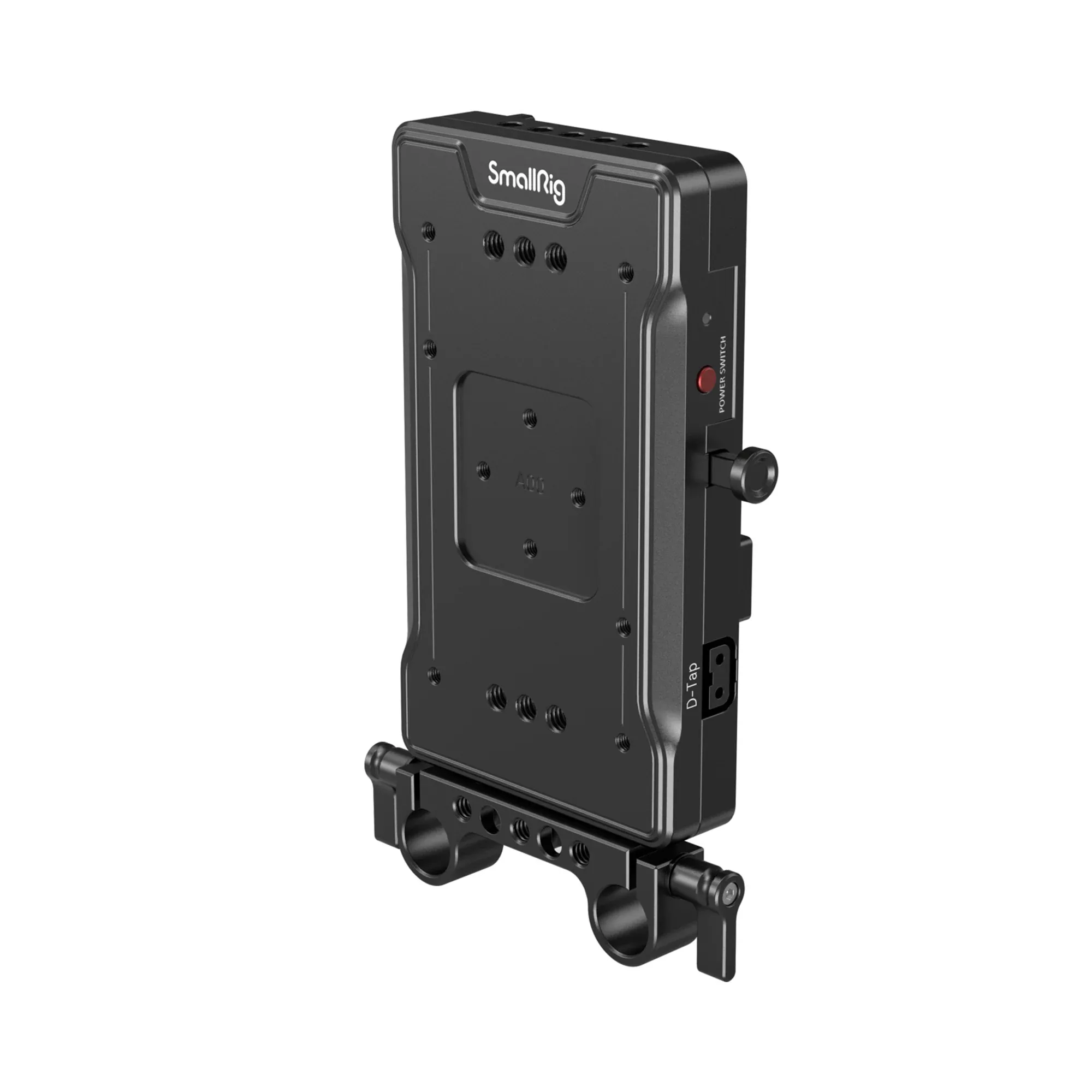SmallRig 3203B Advanced V-Mount akkulevy kaksoiskiinnikkeellä 15 mm tangoille