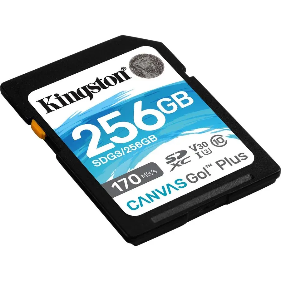Kingston Canvas Go Plus 256GB SDXC -muistikortti