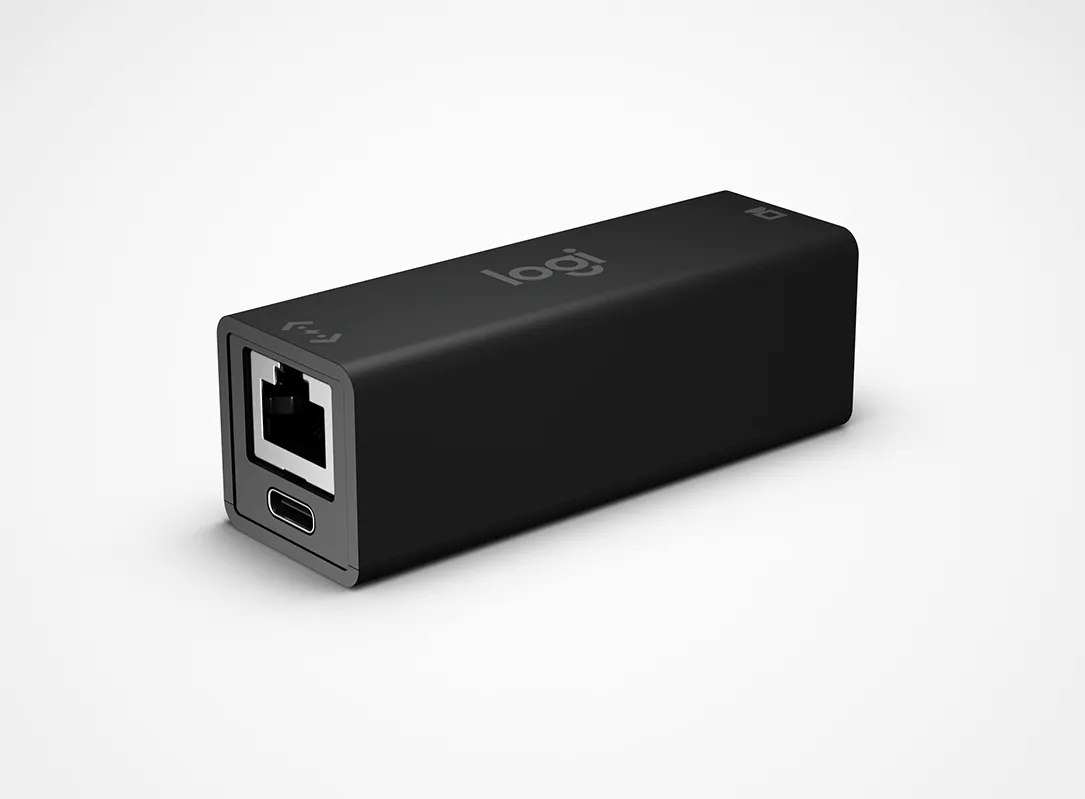 Logitech Mevo Ethernet-virtalähdeadapteri (Mevo Start)