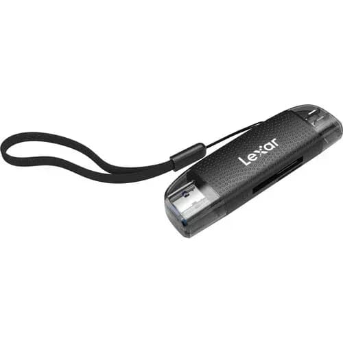 Lexar Dual-Slot USB-A/C -kortinlukija (SD / microSD)