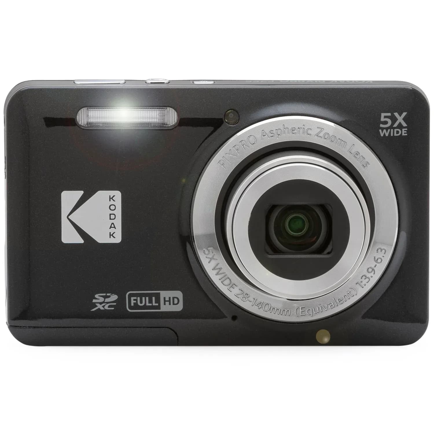 Kodak Pixpro FZ55 CMOS 5x 16MP Digital Camera, black