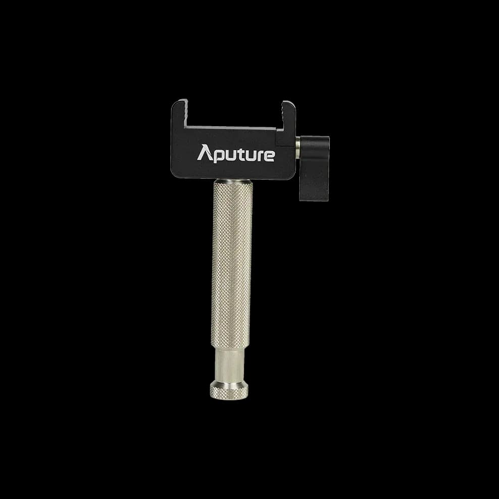 Aputure Baby Pin -adapteri taustakiinnikkeellä MT Pro -valolle