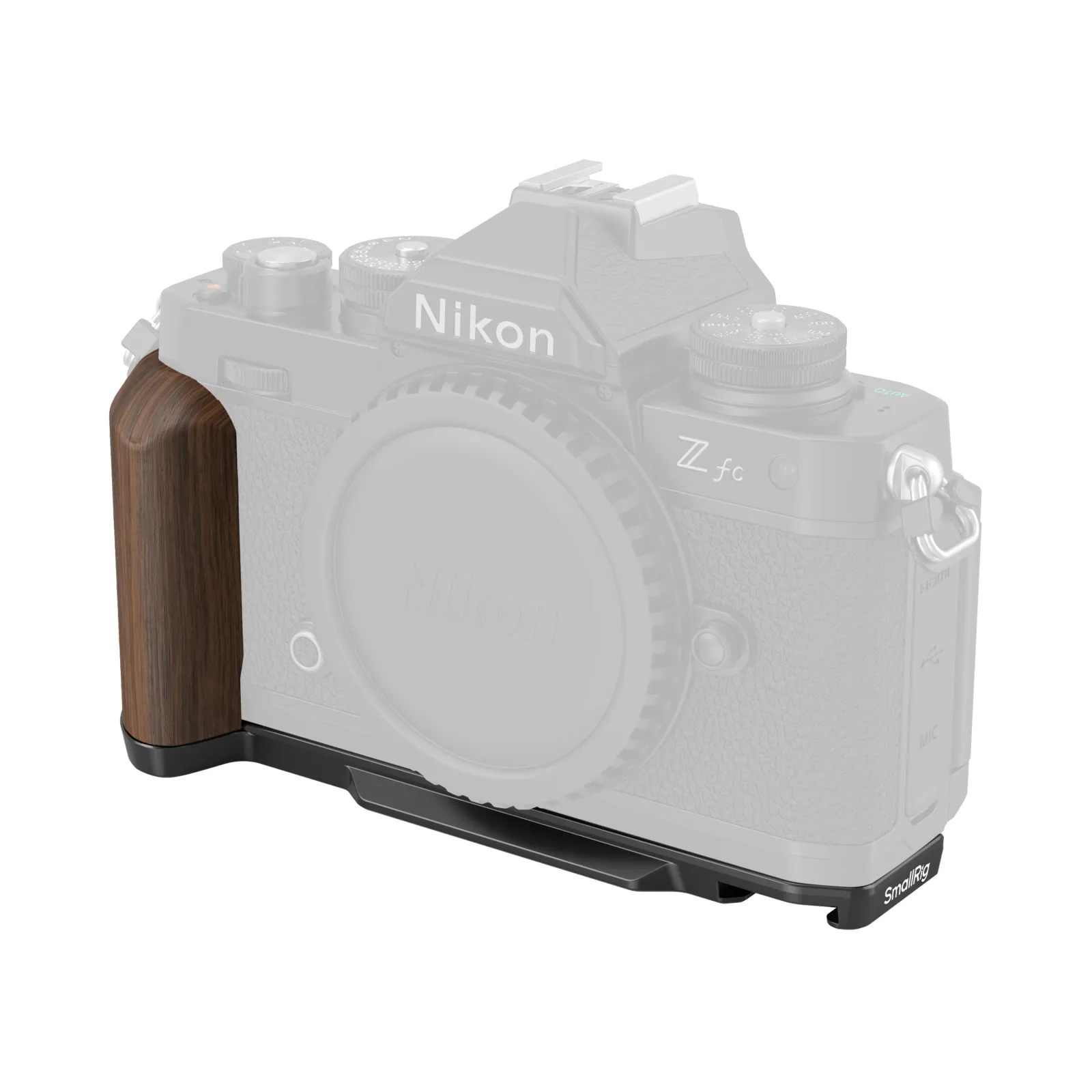 SmallRig Wooden L-Shape Grip for Nikon Z fc – SmallRig 4802, musta