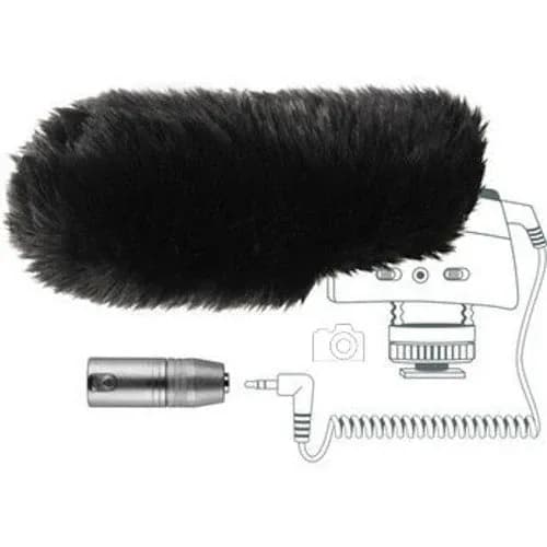 Sennheiser MZW 400 Tuulisuoja + XLR-adapteri