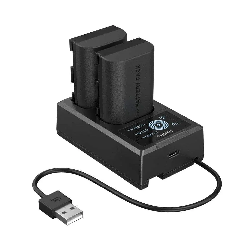 SmallRig 5695 Portable Charger Case Kit LP-E6P -akun laturi