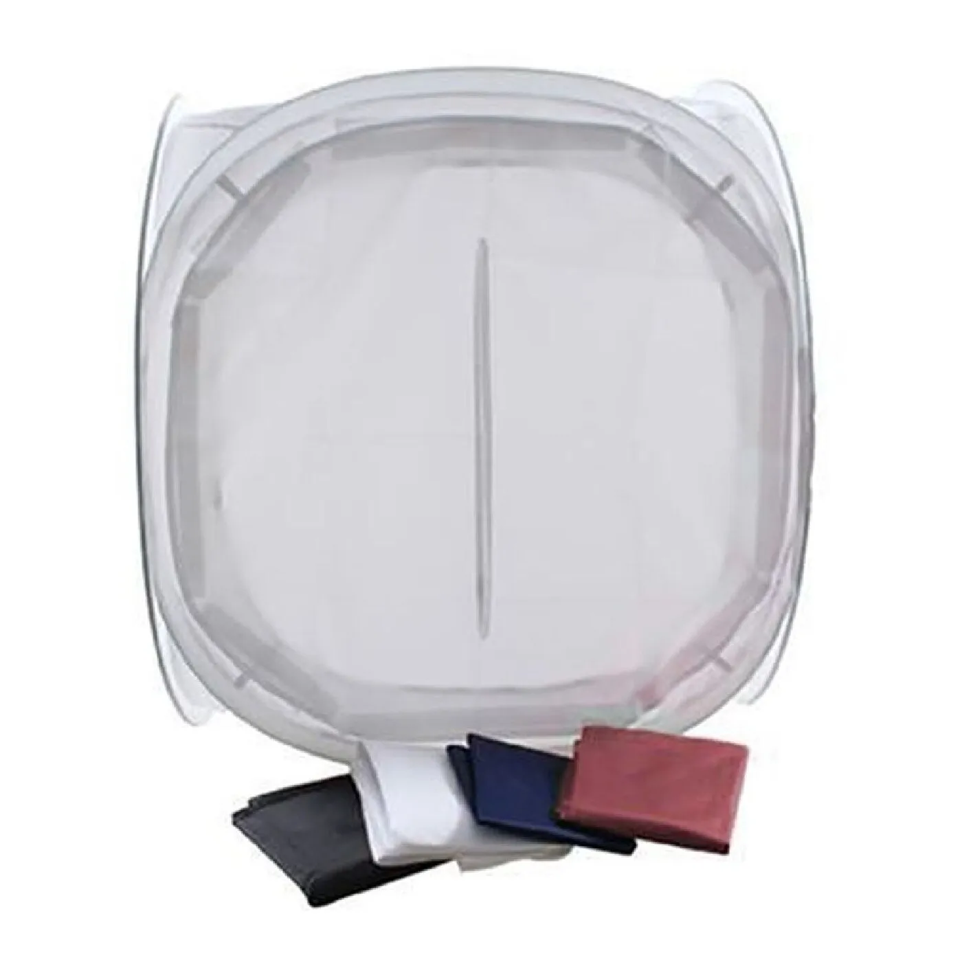 StudioKing Photo Tent valoteltta + taustakankaat – 60x60x60 cm