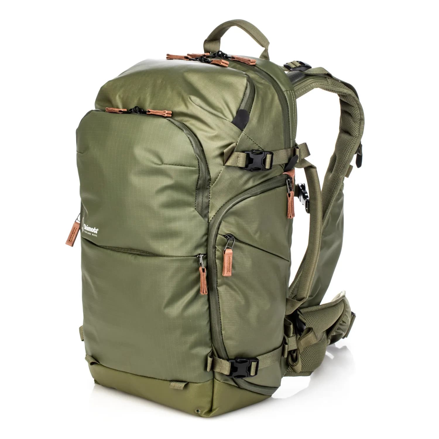 Shimoda Explore V2 25 Starter Kit -päiväreppu, vihreä