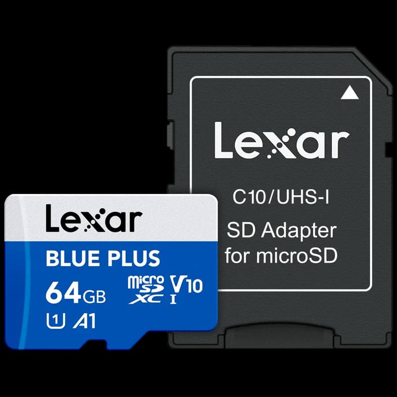 Lexar Blue Plus microSDHC UHS-I -muistikortti 64 Gt
